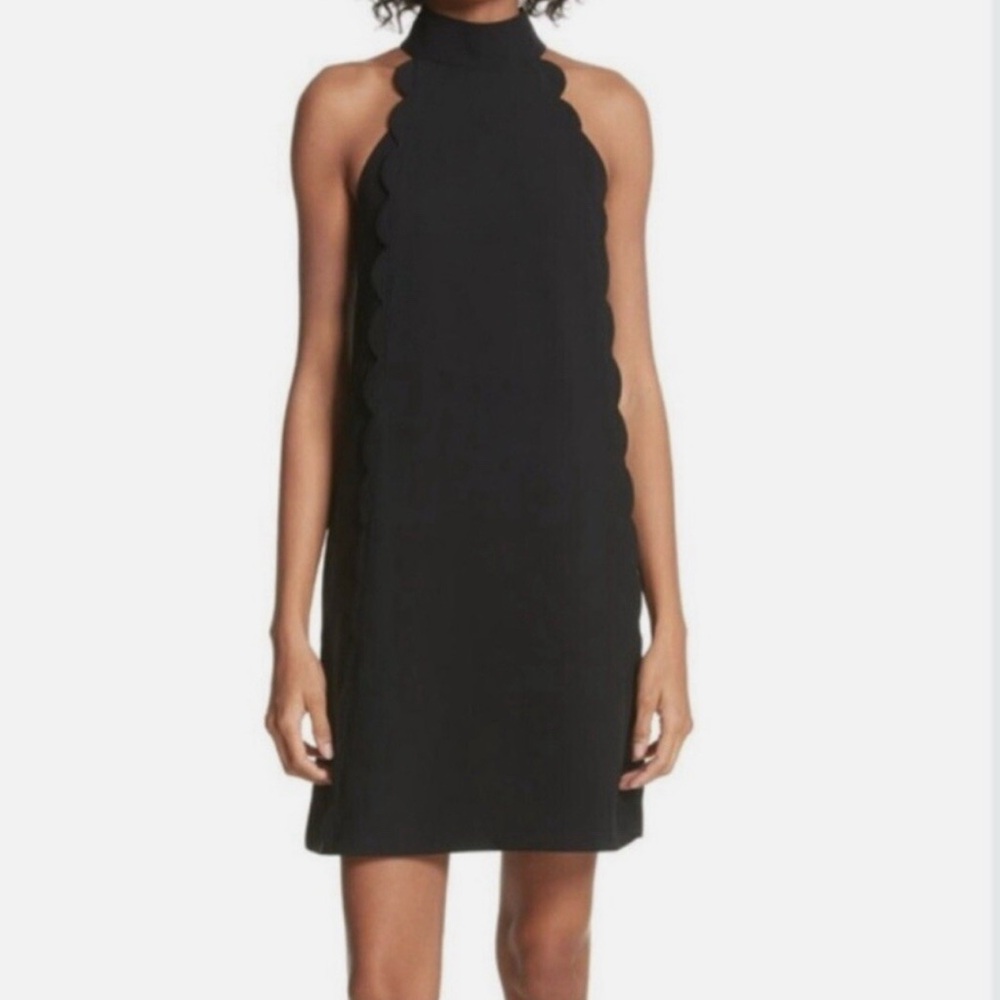 Ted Baker Black High-neck Sleeveless Dress - size 2 (US size 6)